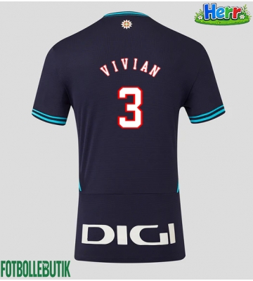 Athletic Bilbao Dani Vivian #3 Bortatröja 2025-26 Kortärmad